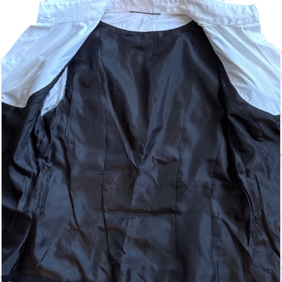 Chic Black & White Layered Shirt Vest Belted Top - Picture 8 of 9